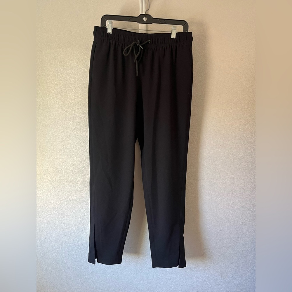 CeCe Womens Black Drawstring Pants